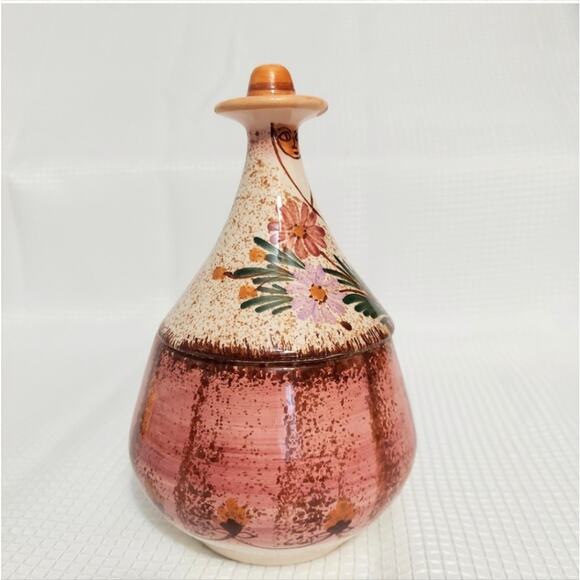 Vintage Eduardo Vega ceramic pottery lidded jar vase made in Equador - Picture 2 of 8